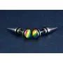 VNOX 4 Pairs Gay Lesbian Pride Rainbow Ear Round Hoop Stud Earring for Gay & Lesbian Pride VNOX 4 Pairs Gay Lesbian Pride Rainbow Ear Round Hoop Stud Earring for Gay & Lesbian Pride