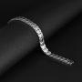 Titanium Magnetic Bracelet,Magnetic Therapy Titanium Magnetic Bracelet for Pain Relief Magnetic Bracelet Men (Silver)