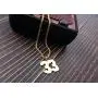 LuxglitterLin Men 18K Gold Plated Sports Initial Number 1 Necklace Stainless Steel Personalized Jewelry 3mm Wide Wheat Chain 25mm LuxglitterLin Men 18K Gold Plated Sports Initial Number 1 Necklace Stainless Steel Personalized Jewelry 3mm Wide Wheat Chain 25mm