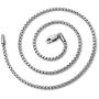 AmyRT Jewelry 2.5mm Womens Mens Titanium Steel Rolo Cable Wheat Chain Link Necklace 16 to 30 Inch