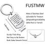 FUSTMW Couple Keychains Husband from Wife Couple Gifts for Girlfriend Boyfriend I Love You Keychain if I Had My Life to Live Over Again I Would Find You Sooner