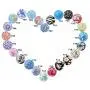 EUDORA Harmony Bola Necklace 20mm Rose Musical Chime Pendant CZ Perfume Diffuser for Mother, 30 Inches