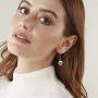 Gold Circle Disc Dangle Drop Earrings for Women Lightweight Small Round Hoop Statement Earrings Minimalist Jewelry for Girls Gift for Her