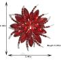 seven wolves Womens Austrian Crystal Brooch Wedding Flower Leaf Bouquet Brooch