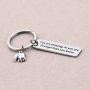 WSNANG Elephant Gift Elephant Lover Gift You are Amazing As You are Stronger Than You Know Keychain Inspiration Elephant Graduation Gift for Graduate Friend