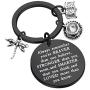 KUIYAI Gilmore Girls Inspire Gift Gilmore Girls Keychain Always Remember You’re Braver Than You Believe Keychain Inspiration Gift