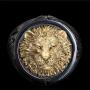 Lion Head Ring for Men, Norse Viking Lion Ring Vintage Engraved Carved Band Rings, Lion Totem Ring, Punk Hip Hop Lion Signet Ring, Amulet Ring, Viking Animal Jewelry Gift for Men Boys