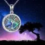 Tree of Life Urn Necklaces for Ashes Sterling Silver Abalone Shell Gymnastics Tree of Life Cremation Jewelry for Ashes Memory Jewelry for Women Men Tree of Life Urn Necklaces for Ashes Sterling Silver Abalone Shell Gymnastics Tree of Life Cremation Jewelry for Ashes Memory Jewelry for Women Men