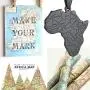 GOLDCHIC JEWELRY African Map Necklace, Tribal/Egyptian Eye of Horus/I Love Africa/Elephant Africa Map Hiphop Necklace Unisex with 22”+2”Adjustable Chain -Customizable Service Gold/Black/Silver Color