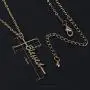 sovesi Faith Cross Necklace for Women 14K Gold Plated Gold Cross Pendant Hope Necklaces Religious Jewelry Gift for Women
