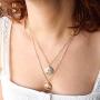 Yalice Layered Coin Necklace Chain Gold Pendant Necklaces Vintage Disc Necklace Jewelry for Women and Girls