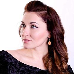 BaubleStar Chic Simulated Druzy Earrings Tear Drop Dangle Earrings
