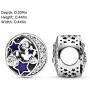 Pandora Jewelry Vintage Night Sky Cubic Zirconia Charm in Sterling Silver