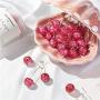 3D Cherry Earrings Cute Fruit Dangle Drop Earrings Simplicity resin Earrings for Women Girls Charm Sweet Jewelry Gift