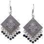 Efulgenz Indian Vintage Retro Ethnic Gypsy Oxidized Boho Dangle Drop Hook Earrings for Girls and Women Love Gift