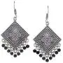 Efulgenz Indian Vintage Retro Ethnic Gypsy Oxidized Boho Dangle Drop Hook Earrings for Girls and Women Love Gift