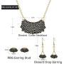 RBG Dissent Collar Necklace Set Ginsburg Dissent Earrings Ruth Bader Ginsburg Dangle Drop Earrings I Dissent Jewelry Set