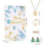 Golray Jewelry Advent Calendar for Women 2020 Christmas with Fashion Bracelet Necklace Rings Earring 24 Days Countdown to Holiday Xmas Surprise Gift for Wife Daughter Mom Adult Girls