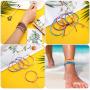 30 Pieces Friendship Bracelets Wave Handmade Braided Bracelet Waterproof Wax Coated Rope Bracelet Surfer Adjustable Bohemian Wrist Cord for Women Men Handcrafted Jewelry Party Accessories