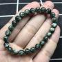 8mm Natural Green Seraphinite Bracelet, Seraphinite Crystal Jewelry For Women Lady Man Round Beads Stretch AAAAA