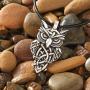 HAQUIL Owl Jewelry Owl Pendant Leather Cord Necklace for Men and Women, 19.7''