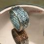 JAJAFOOK 990 Silver FENG Shui PIXIU MANI Amulet Lucky Wealth Buddhist Jewelry Adjustable Ring