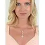 Mariell Cubic Zirconia Y-Shaped Necklace for Brides - Dangling CZ Teardrop Pear-Shaped Wedding Pendant Mariell Cubic Zirconia Y-Shaped Necklace for Brides - Dangling CZ Teardrop Pear-Shaped Wedding Pendant