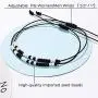 JOOVAYUN Morse Code Bracelet I Love You Unique Gifts for Women Girls Best Friends Couples Teens Novelty Morris Jewelry Gift with Secret Message