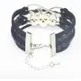Sugar Skull Bracelet - Womens Mens Skull Charm Bracelet For Women,Men,Girls,Boys