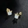 Liaya Hypoallergenic Stud Earrings - Opal Earrings Star/Leaf/Unicorn Cute Earrings Gifts for Women Girls and Kids,14K Gold Plated Sterling Silver Post Jewelry for Sensitive Ears