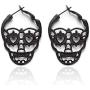 Soul Statement Womens Skull Dangle Earrings Gothic Halloween Drop Earring Set