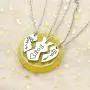 3pcs Stainless Steel Mother Daughter Pendant Necklace - Mom Big Sister Little Sister (Necklace) (Necklace) 3pcs Stainless Steel Mother Daughter Pendant Necklace - Mom Big Sister Little Sister (Necklace) (Necklace)