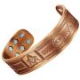 MasonicMan Masonic Pure Copper Magnetic Bracelet Bangle in Gift Pouch