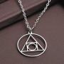 CENWA Hermetic Seal of Light Symbol Alchemy Jewelry Alchemy Elixir of Life Symbol Charm Pendant Jewelry Alchemy Symbol Pendant Necklace