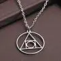CENWA Hermetic Seal of Light Symbol Alchemy Jewelry Alchemy Elixir of Life Symbol Charm Pendant Jewelry Alchemy Symbol Pendant Necklace