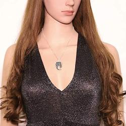 925 Sterling Silver Fantasy Dragon Pendant Pendant Necklace, 18''