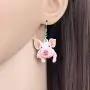NEWEI Acrylic Drop Dangle Sweet Farm Pig Piggy Earrings Animal Jewelry For Girl Women Charms Gift NEWEI Acrylic Drop Dangle Sweet Farm Pig Piggy Earrings Animal Jewelry For Girl Women Charms Gift