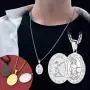 FaithHeart Saint Sebastian Necklace, Stainless Steel Patron Saint of Athletes, Christian Protective Medallion for Baseball Football Basketball Sports with 24 Inch Chain FaithHeart Saint Sebastian Necklace, Stainless Steel Patron Saint of Athletes, Christian Protective Medallion for Baseball Football Basketball Sports with 24 Inch Chain