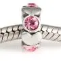 Everbling Love Heart Birthday Birthstone 925 Sterling Silver Bead Fits European Charm Bracelet Everbling Love Heart Birthday Birthstone 925 Sterling Silver Bead Fits European Charm Bracelet