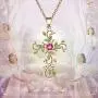 Angelady Necklaces for Women, Retro Vine Entwined Cross Necklaces for Women, with Crystals from Swarovski, Necklaces for Women Valentines Jewelry Gift Birthday Gift for Mom Women Wife Girls Her