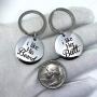 AMOR SPES 2pcs Couple Key Chain for Boyfriend Girlfriend Husband Wife Christmas - I Like his Beard,i Like her Butt