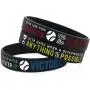 Inkstone Baseball Silicone Wristbands with Motivational Sayings (6-Pack) - Baseball Bracelets Jewelry Gifts