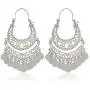 RIAH FASHION Bohemian Chandelier Coin Dangle Earrings - Gypsy Lightweight Filigree Disc Charm Tassel Ethnic Hoops RIAH FASHION Bohemian Chandelier Coin Dangle Earrings - Gypsy Lightweight Filigree Disc Charm Tassel Ethnic Hoops