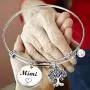 BEKECH Mimi Bracelet Grandma Mimi Charm Expandable Wire Bangle Mimi Jewelry Grandmother Gift for Family Mimi Nana Nonna BEKECH Mimi Bracelet Grandma Mimi Charm Expandable Wire Bangle Mimi Jewelry Grandmother Gift for Family Mimi Nana Nonna