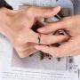 King Will Nature 4mm/6mm Domed Koa Wood Stainless Steel Ring Wedding Band High Polished Black/Silver/Rose Gold Plated