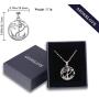 AEONSLOVE Anchor Necklace for Women, 925 Sterling Silver Retro Anchor Pendant 18 Necklace Anchor Jewelry for Women Mom Best Friend Gifts
