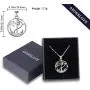 AEONSLOVE Anchor Necklace for Women, 925 Sterling Silver Retro Anchor Pendant 18 Necklace Anchor Jewelry for Women Mom Best Friend Gifts