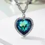 Neoglory Blue Crystal Heart Pendant Necklace For Women Heart of The Ocean Titanic Big Heart Pendant Women Necklace21'' embellished with Crystals from Swarovski ,LADY COLOUR Mothers Day Jewelry Gifts Neoglory Blue Crystal Heart Pendant Necklace For Women Heart of The Ocean Titanic Big Heart Pendant Women Necklace21'' embellished with Crystals from Swarovski ,LADY COLOUR Mothers Day Jewelry Gifts
