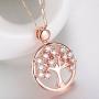 Tree of Life Necklace for Women - Tree of Life Earrings for Women - Silver / Gold / Rose Gold Jewelry Set for Women/ Teenagers - Symbol for Life, Positive Energy, Good Health - Mall of Style