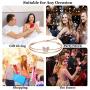 KIMILILY Butterfly Charm Birthstone Bracelets for Women,Gifts for Women Girl,Rose Gold Jewelry Crystals from Swarovski with Fine Jewelry Box